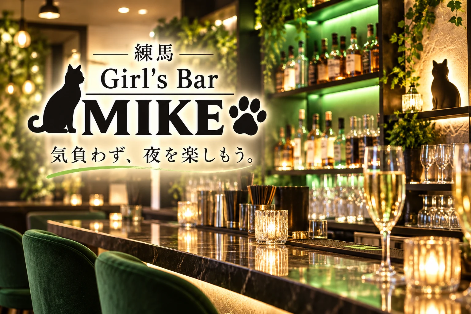Girl's Bar MIKE 求人バナー