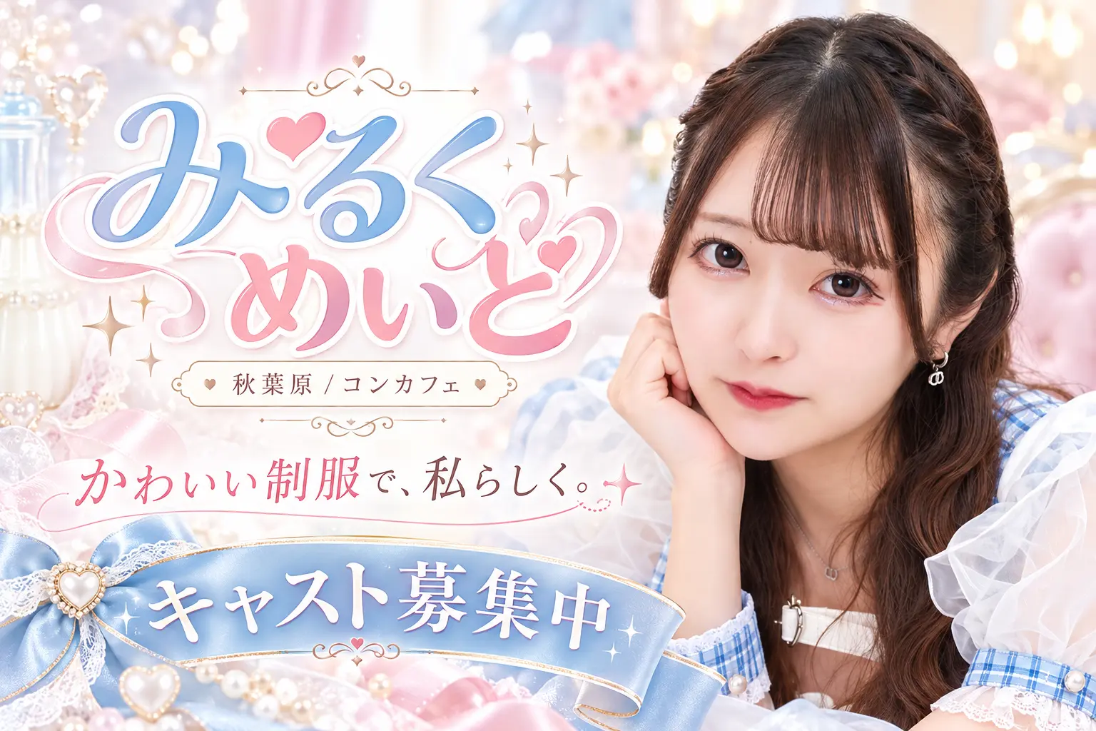 みるくめいどの求人バナー