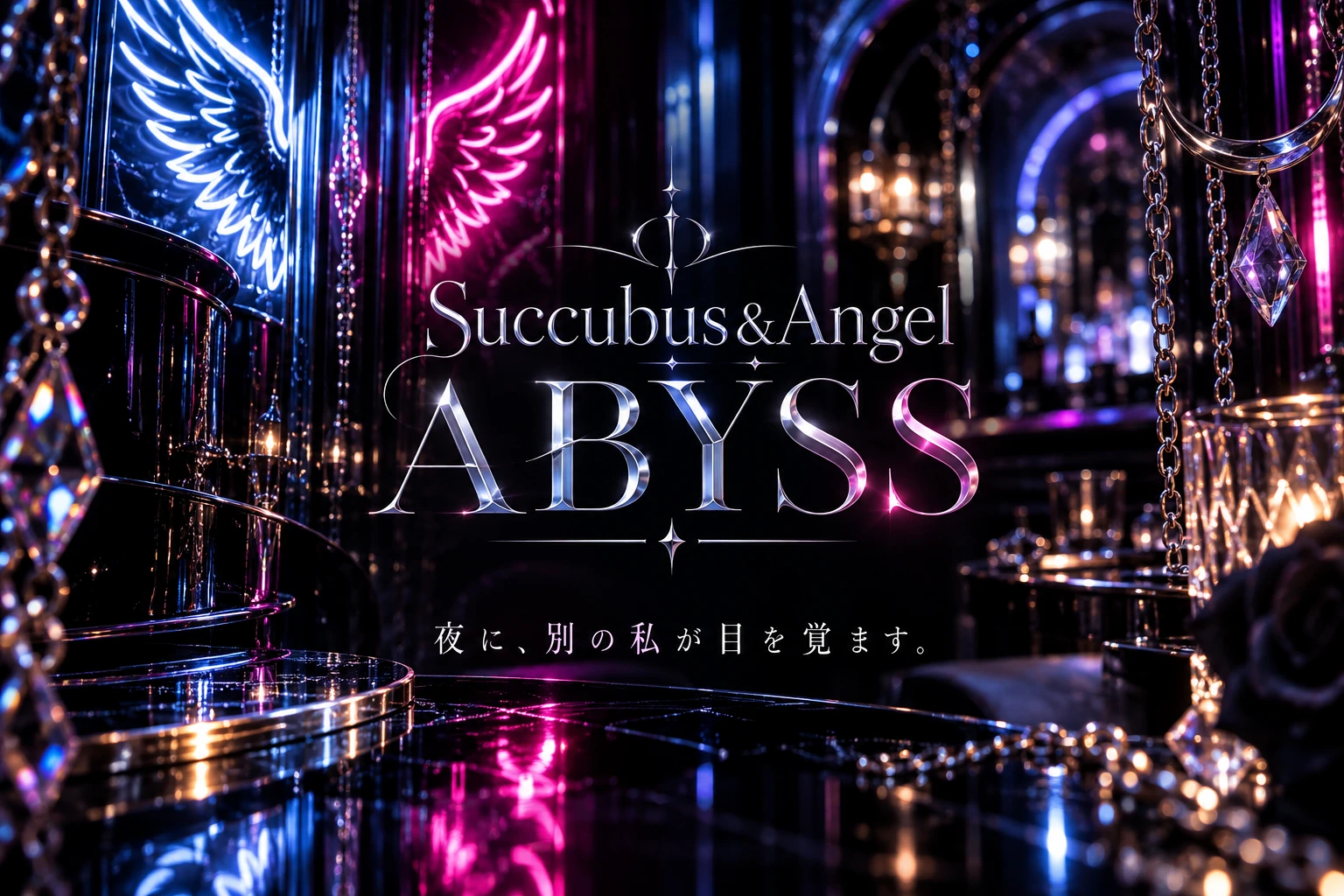 Succubus&Angel ABYSSのネオンの求人バナー