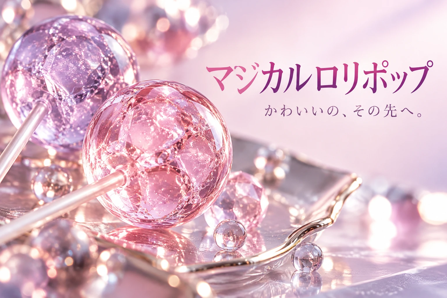 マジカルロリポップのピンクの写真調求人バナー